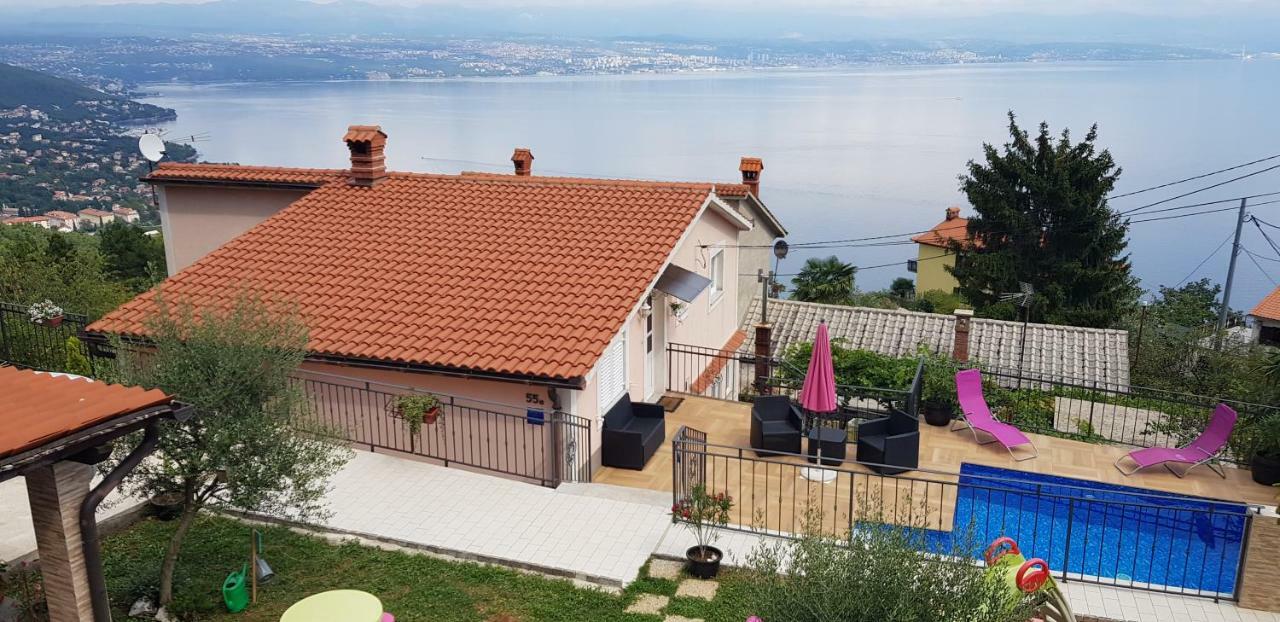 Villa House Anastazia With Spectacular View Lovran Exterior foto